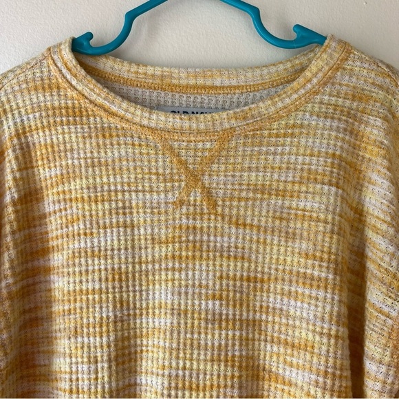 Old Navy Kids 2-Piece Waffle Knit Lounge Set | Size 5T | Yellow White Girls - Picture 13 of 13